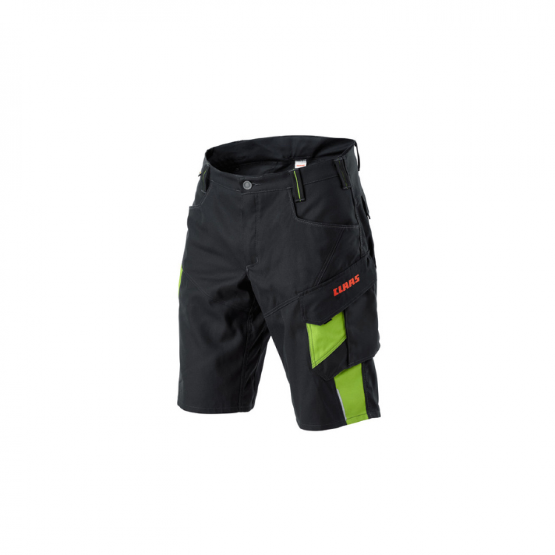 Kratke hlače Claas - črno/zelene
